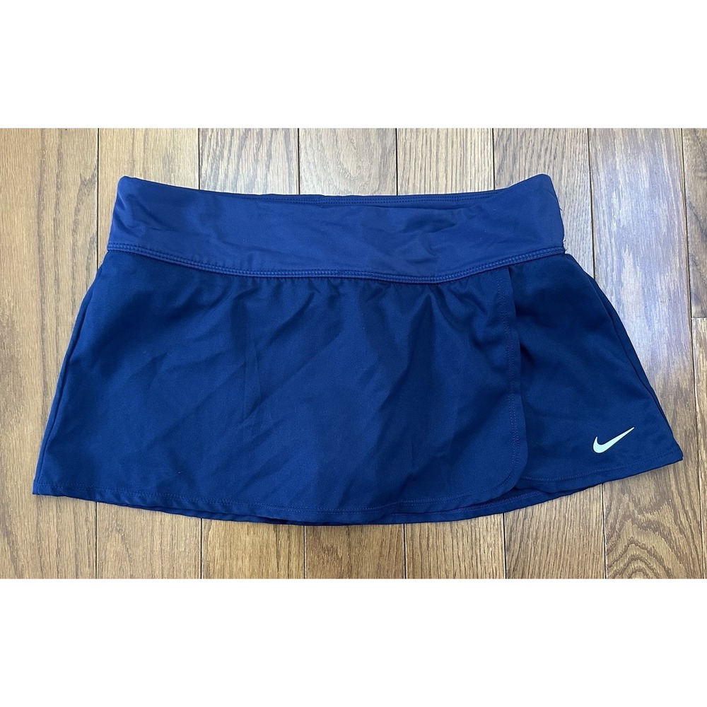 Nike Women Swim‎ Board Skirt  Navy NESS8203 Beach Pool Size Small NWT